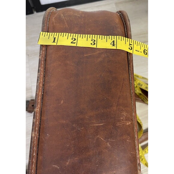 Vintage SCHLESINGER Messanger  Leather Bag. - Picture 10 of 14